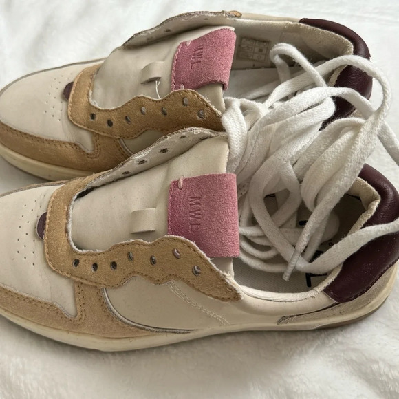 NEW Madewell sneakers Court Low-Top in Washed Nubuck and Suede - Picture 7 of 9
